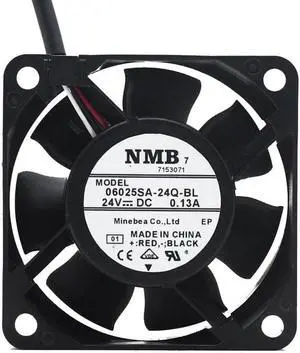 1pcs  06025SA-24Q-BL 24V 0.13A 3lines case axial cooling fan 6025 6CM 60*60*25mm