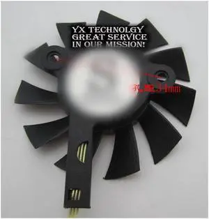 New 6010 Computer graphics radiator silent fan leaves 3-pin motherboard 58mm diameter