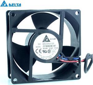 Delta New and Original EFB0824EHF 8032 24V 0.35A Emerson CT inverter cooling fan for  80*80*32mm
