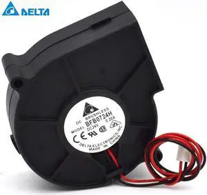 Delta 75.7mm l x 75.7mm x h 30mm  BFB0724H 24V inverter 7530 0.20A 7CM cooling Turbo fan  for