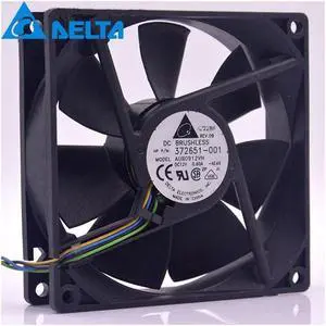 1pcs AFB0912VH = AUB0912VH 9cm 90mm 90*90*25MM 9225 DC 12V 0.60A 4-pin pwm computer cpu cooling fans