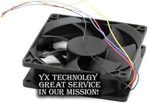 AVC New DS09225B12H 12V 0.41A 9CM 92,254-wire PWM temperature control double ball bearing fan