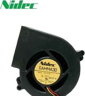 Nidec New 9733 turbofan projection device servers 12V 0.65A A34124-33 97*97*33mm