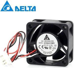 original Delta 40*40*20mm EFB0412MD-ROO 4020 12V 0.10A  3-wire  alarm signal  fan