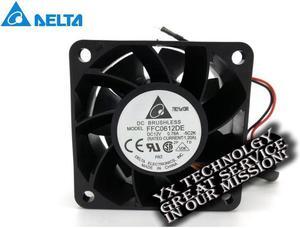 New 6038 6CM server chassis fan 12V 0.78A FFC0612DE PWM thermostat 60*60*38mm
