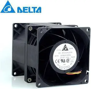 New 8cm high speed car booster fan violence in 8090 12V 5.88A GFB0812DHU for Delta 80*80*90mm
