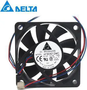 Delta New and Original AFB0612MC 6015 12V 0.17A dual three-ball speed CPU cooling fan  for