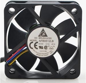 1pcs AFB0512LB 12V 0.11A Double ball bearing fan 5015 50mm 50x50x15mm  4 wire 4pin mute cooling fan