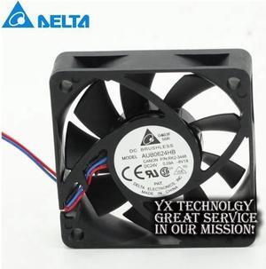 Delta Original new AUB0624HB 6cm 6015 24V 0.09A fan drive  for  60*60*15mm 2pcs\/lot