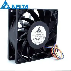 1PCS New and Original12 cm 12038 12cm FFC1212DE 2.4A Need double ball bearing fan violence for Delta 120*120*38mm