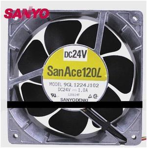 12038 1.0A 24V 12CM aluminum frame large air volume inverter fan 9GL1224J102 cooling fan