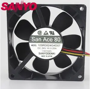 1pcs 109R0824G4D07 24V 0.2A 8025 80*80*25mm server inverter cooling fan