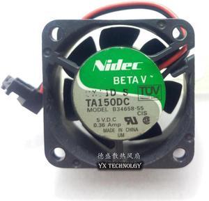NIDEC orginal  4020 TA150DC B34658-55 For Cisco switches cooling fan 40*40*20 mm 40mm  DC 5V 0.36A