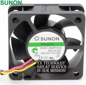 SUNON Original KDE1205PHV3 5015 5cm 0.5W 12V Maglev quiet fan