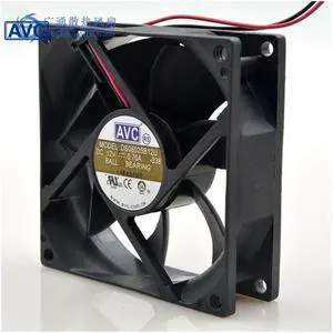 New Original 80*80*25MM 8CM DS08025B12U 12V 0.70A double ball-bearing computer cooling fan