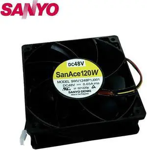 9WV1248P1J001  IP55 waterproof cooling fan12038 48V 0.65A 12CM