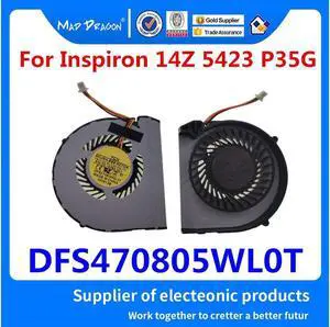 New original Laptop CPU fan CPU COOLING FAN COOLER For Dell Inspiron 14Z 5423 P35G Fan DFS470805WL0T FBCT 23.10656.001