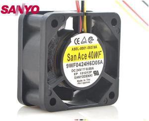9WF0424H6D05 4020 DC 24V 0.08A 3-P axial cooling fan waterproof