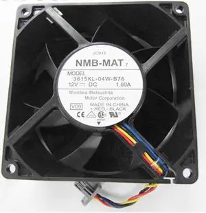 1pcs 3615KL-04W-B76 12V 1.60A axial cooling fan 9238 92*92*38mm 1pcs 3615KL-04W-B76 12V 1.60A axial cooling fan 9238 92*92*38mm
