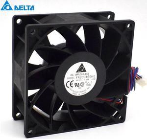 New 9038 dual ball bearing fan violence 9CM 12V 1.5A FFB0912EHE-FOO 90*90*38mm