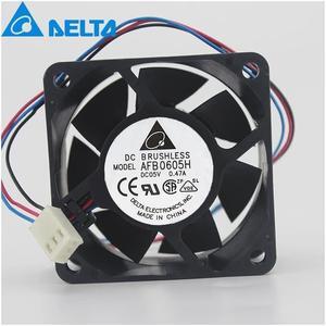 1pcs AFB0605H -R00 5V 0.47A 6CM 6025 3P axial cooling fan