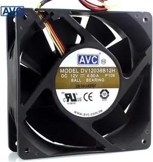 Original server fans DV12038B12H 12038 12V 4.5A 12CM cooling fan  cooler