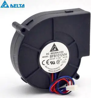 original Delta 1pcs BFB1012VH delta industrial fan wind turbine 2.7A DC12 pin 9733-3