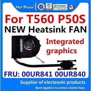 New Original Heatsink CPU Cooler Cooling Fan UMA Integrated graphics For Lenovo ThinkPad T560 P50S 00UR841 00UR840 SH40K82627