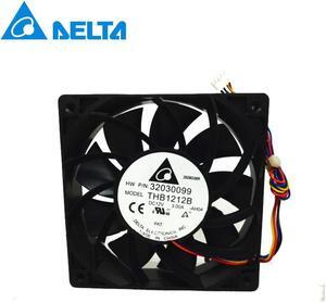 Delta New 12CM 12025 high- speed winds of fan 12V 3A THB1212B double ball 120*120*25mm