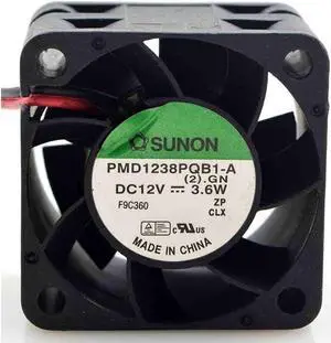 PMD1238PQB1-A DC 12V 3.6W 4028 40*40*28mm 13000RPM 2 Wires Computer Blower Cooling Axial Fan PMD1238PQB1-A DC 12V 3.6W 4028 40*40*28mm 13000RPM 2 Wires Computer Blower Cooling Axial Fan