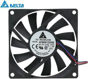 Delta AFB0812SHB 80*80*15mm 8015 12V 0.40A 3Wire Computer Cooler Cooling Fan Delta AFB0812SHB 80*80*15mm 8015 12V 0.40A 3Wire Computer Cooler Cooling Fan