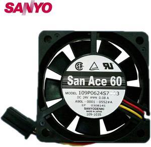 A90L-0001-0552 # A Fan 109P0624S7D03 6015 24V 0.08A