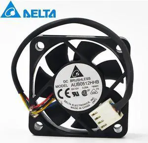 1pcs AUB0512HHB W401 DC12V 0.2A 5015 5CM 50x50x15mm 4Pin Server Cooling Fan pwm