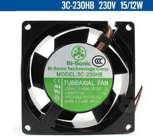 Taiwan Fan AC230V 8cm High Quality Axial Flow Fan Heat Dissipating Fan 3C-230HB