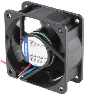 Ebmpapst 614NGL cooling fan size 60 x 60 x 25.4mm 64MA 1W 24 V DC Axial fan air flow 21m3/h 2500rpm