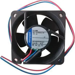 ebmpapst PAPST 60*60*25 24V 6850r/min Axial fan 614NGHH 614N/2HH 614NGN Cooling fan DC Fan