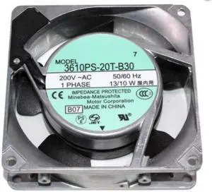 3610PS-20T-B30 original Minebea NMB 200V 13 / 10W 92 * 92 * 25 aluminum frame AC fan 3610PS-20T-B30 original Minebea NMB 200V 13 / 10W 92 * 92 * 25 aluminum frame AC fan