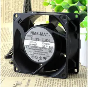 Japan NMB 3115PS-12T-B30 115V 8038 industrial control machine industrial equipment fan aluminum machine high temperature resista