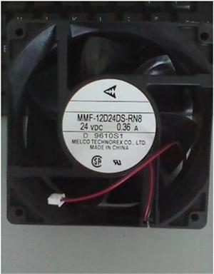 New Mitsubishi MMF-12D24DS-RN8 24V 0.36A cooling fan