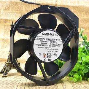 NMB 5915PC-20W-B20-S11/S05 /S12 17238 200V full metal shell wind blade high temperature resistant fan