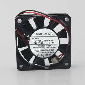 Brand new original NMB 2406KL-05W-B59 6015 24V 0.13A cooling fan