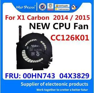 New Original Laptop CPU Heatsink Fan for Lenovo ThinkPad X1 Carbon CPU Cooling Fan 2014 \/ 2015 Series 00HN743 04X3829 CC126K01