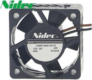 1pcs U30R12NS1Z5-51 30mm 30x30x15mm DC 12V 0.05A 3cm micro projector mini cooling fan 8000RPM 3.18CFM