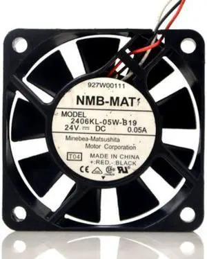 Brand new original NMB 2406KL-05W-B19 6015 24V 0.05A 6cm inverter cooling fan