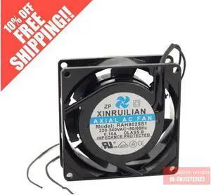RUILIAN SCIENCE XINRUILIAN RAH8025S1 220\/240V 0.10A 8025 Aluminum frame cooling fan