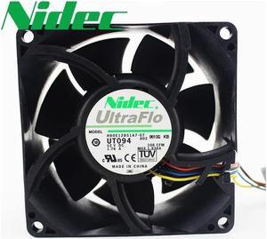 1pcs H80E12BS1A7-07 8038 8CM 80*80*38mm  12V 1.76A powerful axial case cooling fan 7800RPM