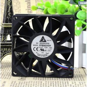 Temperature-controlled and high-volume fan speed measurement of original Delta FFB0824SH 24V 0.28A 8cm 8025
