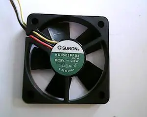 Taiwan SUNON 5010 5V 0.6W 3-wire ball KD0505PFB3 bearing cooling fan Taiwan SUNON 5010 5V 0.6W 3-wire ball KD0505PFB3 bearing cooling fan