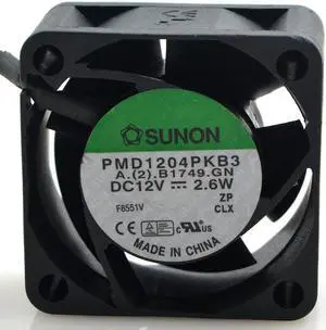 SUNON PMD1204PKB3 12V 2.6W 4020 4CM cm double ball temperature control fan