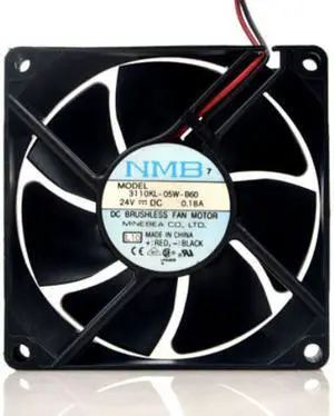 Original NMB 3110KL-05W-B60 8025 8cm 24V 0.18A frequency conversion cooling fan